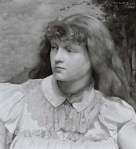 Young Girl, (painting) — George De Forest Brush