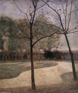 Part Of A Garden — Károly Ferenczy