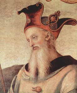 Famous Men Of Antiquity (detail) — Vannucci Pietro (le Perugin)