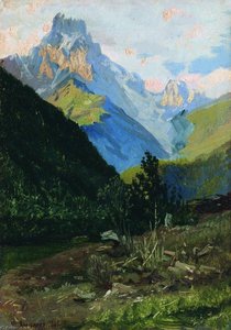 Mount Uzhba In Svanetia — Mikołaj Jaroszenko