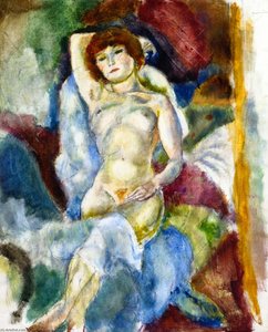 Nude, Arm Raised — Julius Mordecai Pincas