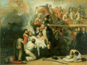 Death Of Nelson Scene On The Deck Of Hms 'victory' — Samuel Drummond