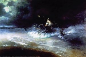 Travel Of Poseidon By Sea — Ivan Konstantinovich Aivazovsky