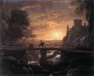 Imaginary View Of Tivoli — Claude Lorrain (claude Gellée)