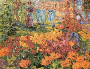 Cvjetni Vrt (djevojčica I Pranje Rublja) — Emil Nolde