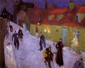 Darkened Street — Lyonel Feininger