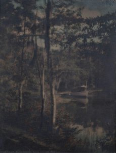 Swamp Scene With A Boat — Eugène Delacroix