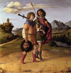 David And Jonathan — Giovanni Battista Cima Da Conegliano