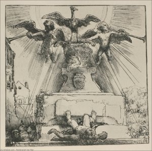 O Piesă Alegorică — Rembrandt Van Rijn