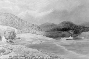 The Ohio River Near Wheeling, West Virginia — Robert Jacques François Lefèvre