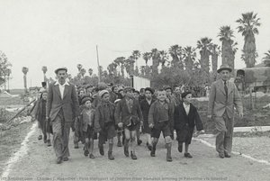 First Transport Of Children From Romania Arriving In Palestine Via Istanbul — Charles J. Haendler