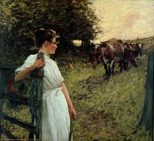 The Farmer's Daughter — Henry Herbert La Thangue