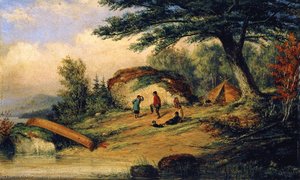 Indians Dancing — Cornelius David Krieghoff