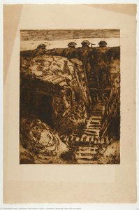 Soldiers Leaning Over The Parapet — Adriano De Sousa Lopes