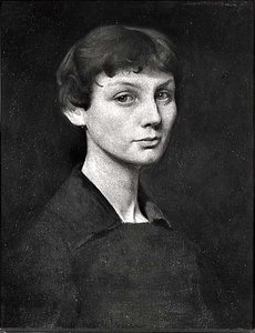 Portrait Of Mrs. Brush, (painting) — George De Forest Brush