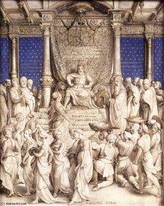 Solomon And The Queen Of Sheba — Hans Holbein The Younger