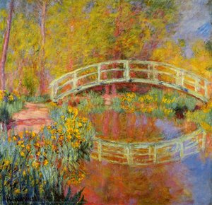 Le Pont Du Jardin De Monet — Claude Monet
