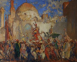 Eastern Bridal Procession — Frank Brangwyn