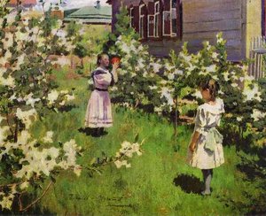 May Flowers — Viktor Elpidiforovich Borisov Musatov