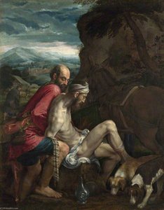The Good Samaritan — Jacopo Bassano The Elder