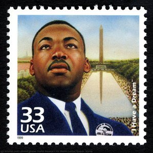 33c Martin Luther King Jr. Stamp — 미국 우체국