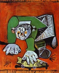 Paloma With Celluloid Fish — Pablo Picasso