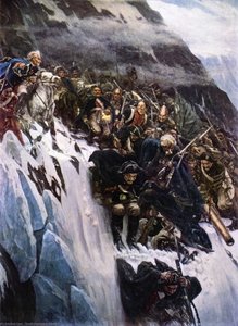 Suvorov Crossing The Alps — Vasily Ivanovich Surikov