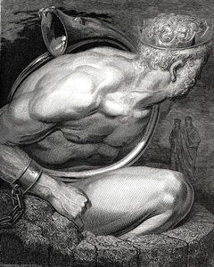 El Infierno, Canto 31, Líneas 64-66: “o Espíritu Insensible! Deja Que Tu Cuerno Interprete Para Ti. Con Él Descha Tu Ira Si La Ira O Otra Pasión Estrangula.” — Paul Gustave Doré