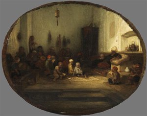 L'ecole Turque — Alexandre Gabriel Decamps