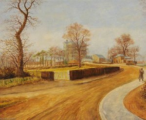 Norwood Bridge And Mill From Norwood Green — Ernest A. L. Ham