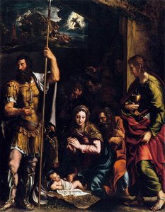 Adoration Of The Shepherds — Giulio Romano