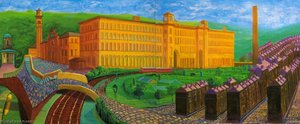 Salts Mill, Saltaire, Yorks — David Hockney