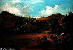 The Painter At The 'la Huerta' Farm — Johann Moritz Rugendas