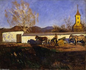 Evening In March — Károly Ferenczy