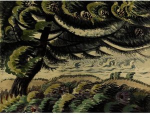 Hemlock In Wind — Charles Burchfield