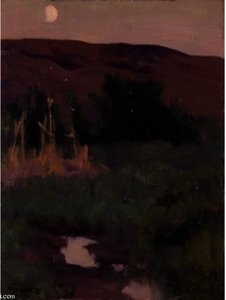 Landscape With Moon — Eanger Irving Couse