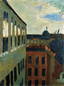 View From The Studio Window Of The Artist In Paris — Paula Modersohn-becker