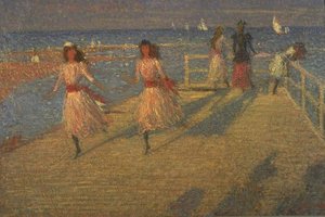Girls Running, Walberswick — Philip Wilson Steer