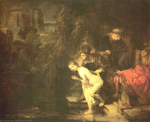 Susana Ir Vyresnieji — Rembrandtas