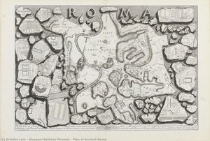 Plan Du Rome Antique — Giovanni Battista Piranesi