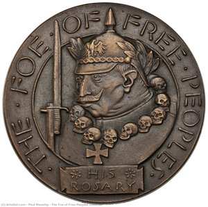 The Foe Of Free Peoples Obverse — Paul Manship