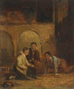 Boys Playing Marbles — Sir David Wilkie