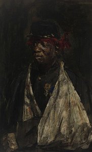 Portrait Of The Wounded Knil-soldier Kees Pop — Isaac Lazarus Israels
