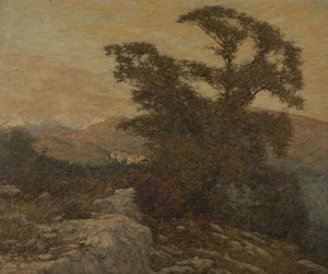 A Mountain Frontier — Henry Herbert La Thangue