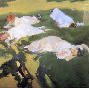 La Siesta — Joaquín Sorolla
