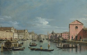 Venice - The Grand Canal Facing Santa Croce — Bernardo Bellotto