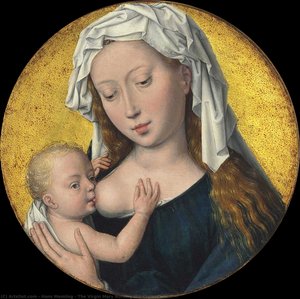 La Vergine Maria Che Allatta Il Bambino Gesù — Hans Memling