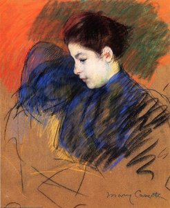 Nachdenkliche Junge Frau — Mary Stevenson Cassatt
