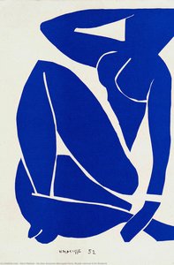 Nu Bleu Gouache Découpée Paris, Musée National D'art Moderne — Henri Matisse