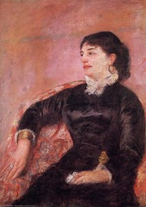 Portrait Of An Italian Lady — Mary Stevenson Cassatt